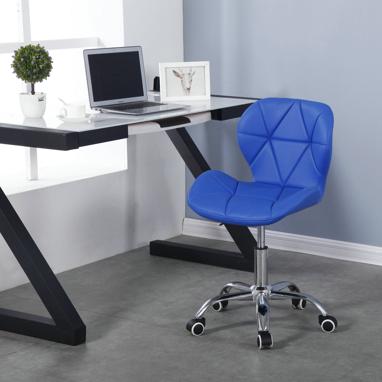 Adjustable Armless Office Swivel Desk Chair