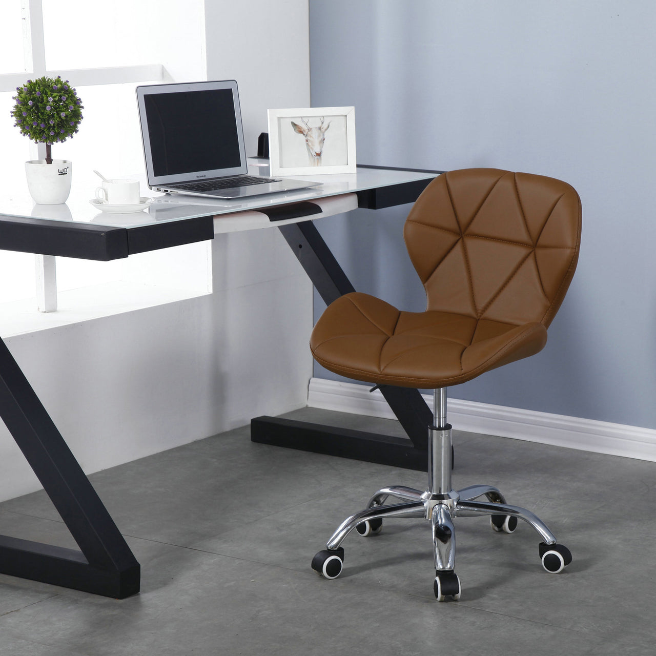 Adjustable Armless Office Swivel Desk Chair