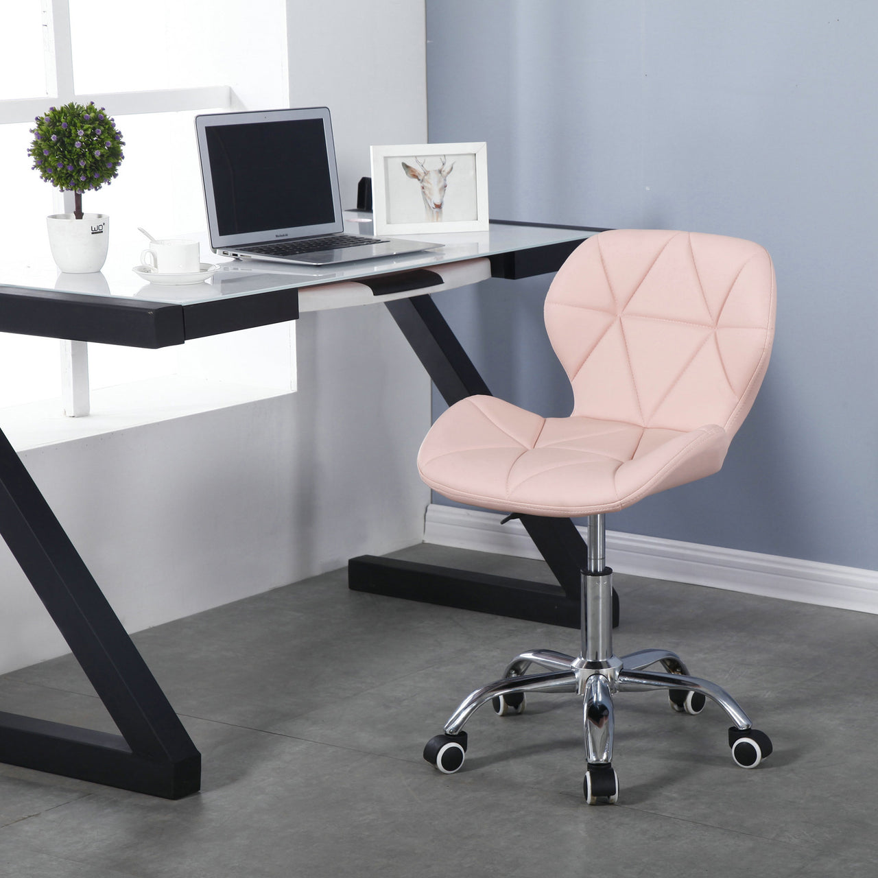 Adjustable Armless Office Swivel Desk Chair