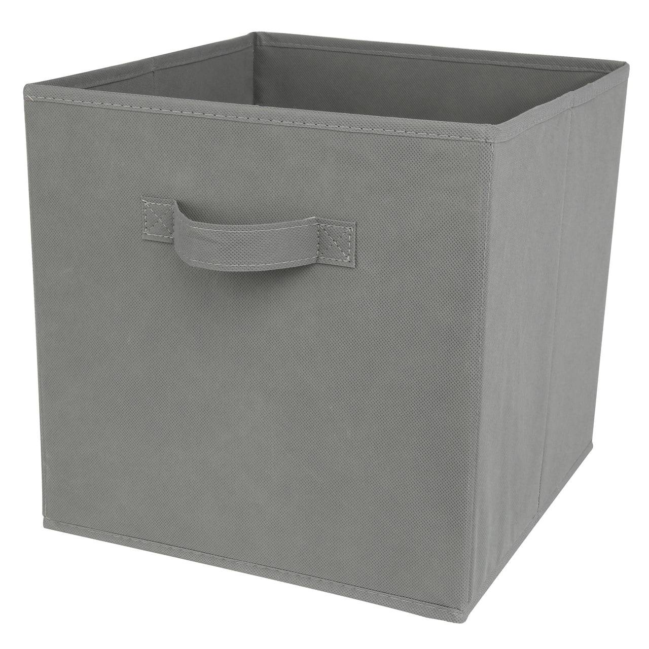 Grey 6 Cube Step Storage Shelving Unit with Optional Baskets