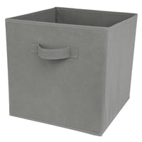 Thumbnail for Grey 6 Cube Step Storage Shelving Unit with Optional Baskets