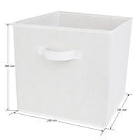 Thumbnail for Grey 6 Cube Step Storage Shelving Unit with Optional Baskets