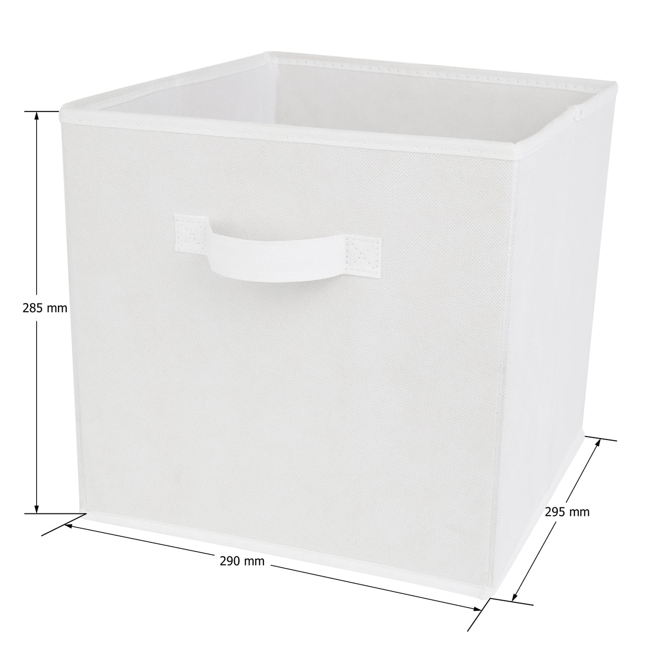 White 6 Cube Step Storage Shelving Unit with Optional Baskets