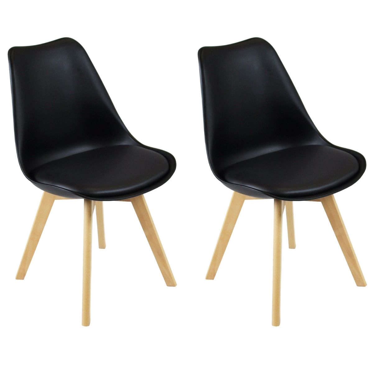 Modern Dining Chairs With Solid Beech Legs