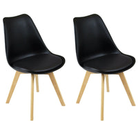 Thumbnail for Modern Dining Chairs With Solid Beech Legs