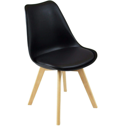 Modern Dining Chairs With Solid Beech Legs