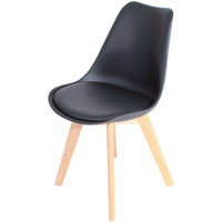 Thumbnail for Modern Dining Chairs With Solid Beech Legs