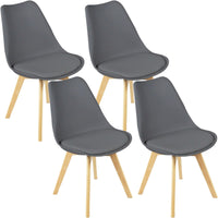 Thumbnail for Modern Dining Chairs With Solid Beech Legs