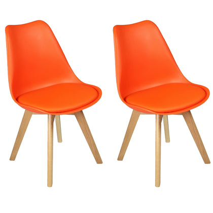 Modern Dining Chairs With Solid Beech Legs