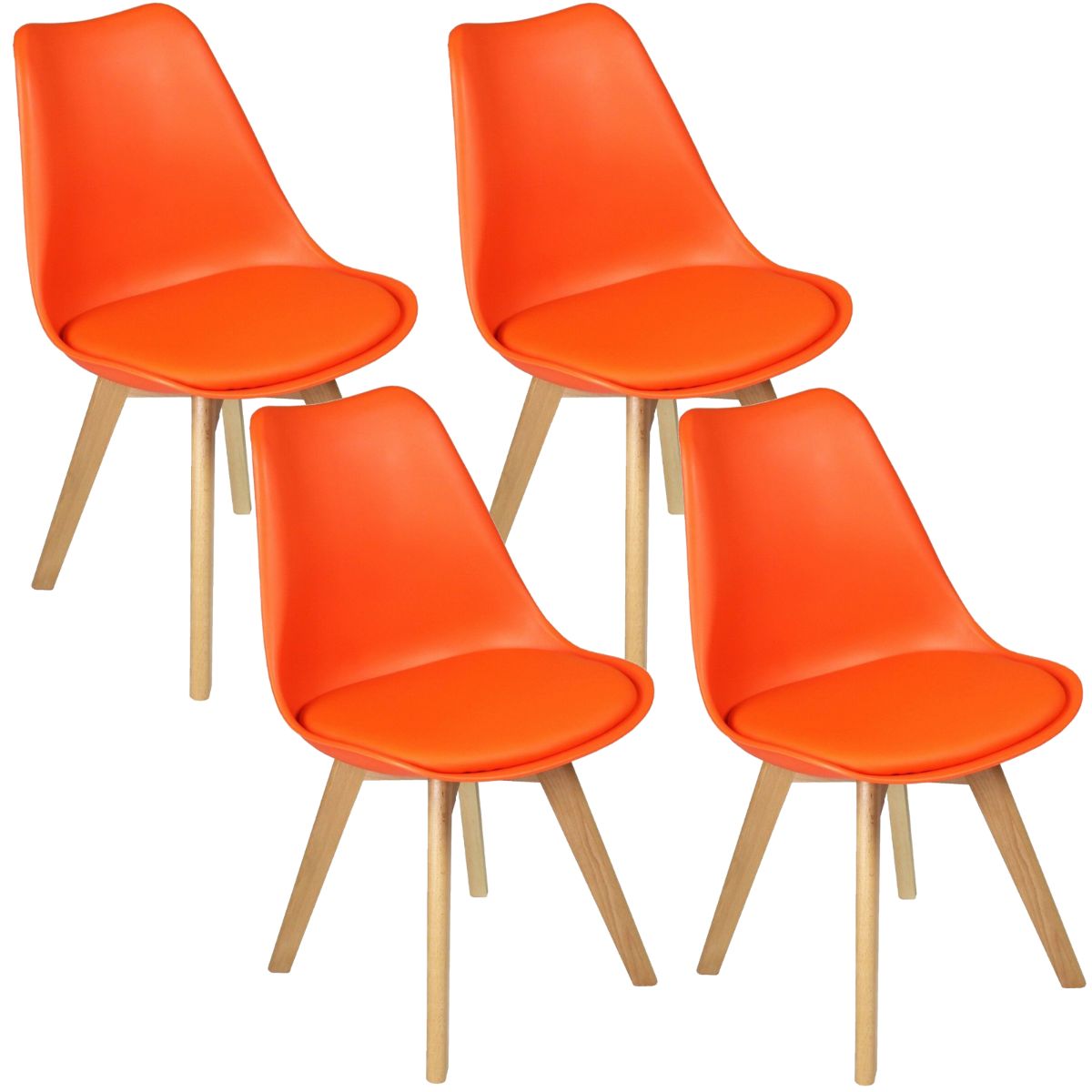 Modern Dining Chairs With Solid Beech Legs