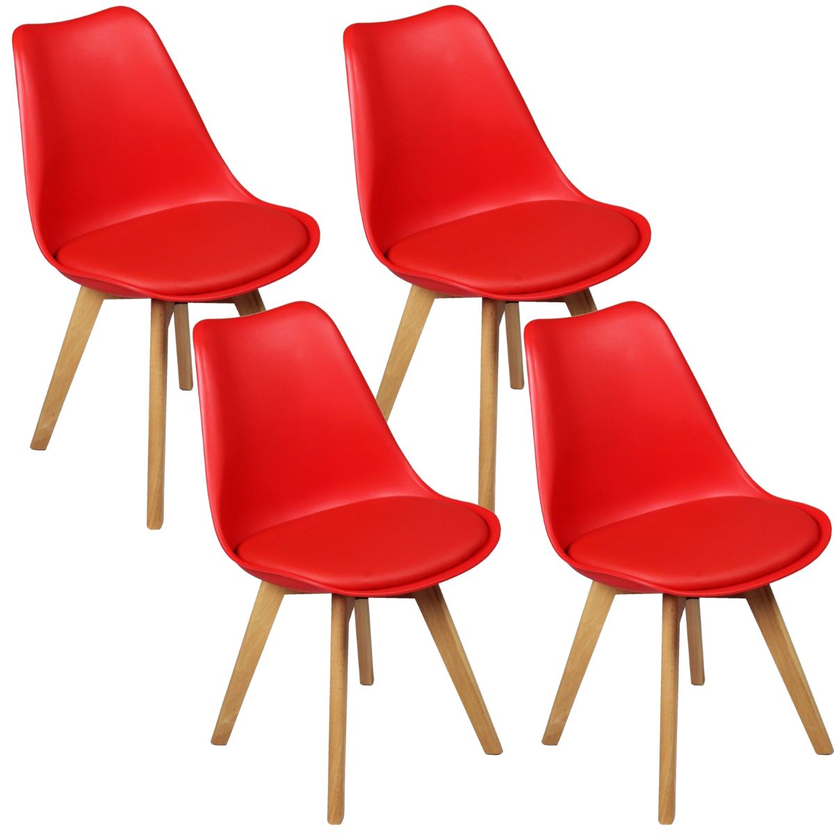 Modern Dining Chairs With Solid Beech Legs