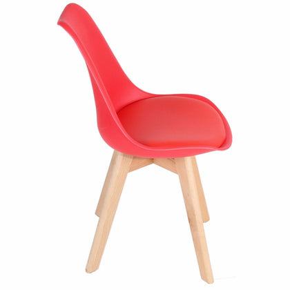 Modern Dining Chairs With Solid Beech Legs