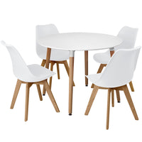 Thumbnail for Modern Dining Chairs With Solid Beech Legs