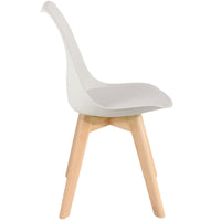 Thumbnail for Modern Dining Chairs With Solid Beech Legs