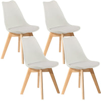 Thumbnail for Modern Dining Chairs With Solid Beech Legs