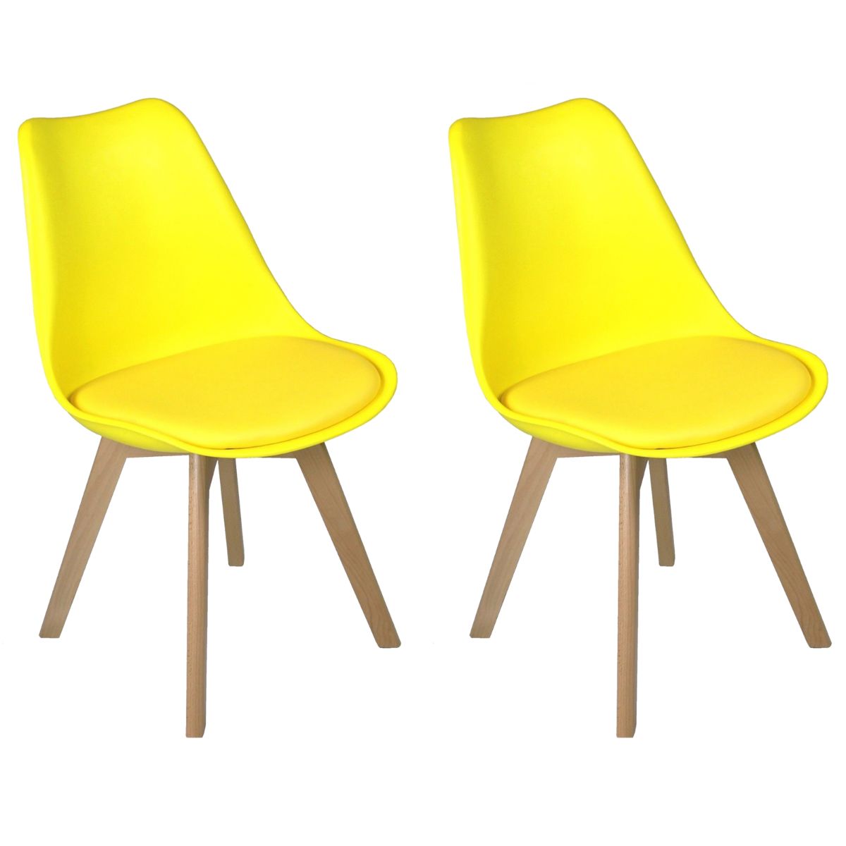 Modern Dining Chairs With Solid Beech Legs