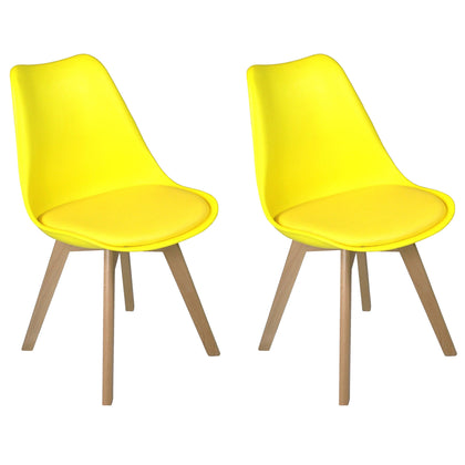 Modern Dining Chairs With Solid Beech Legs