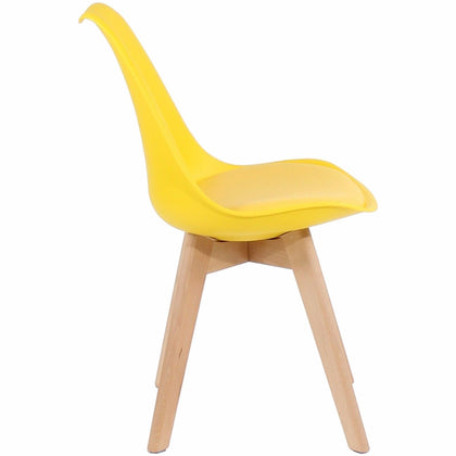 Modern Dining Chairs With Solid Beech Legs