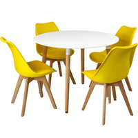 Thumbnail for Modern Dining Chairs With Solid Beech Legs