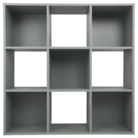 Thumbnail for Grey 9 Cube Open Book Shelf Storage