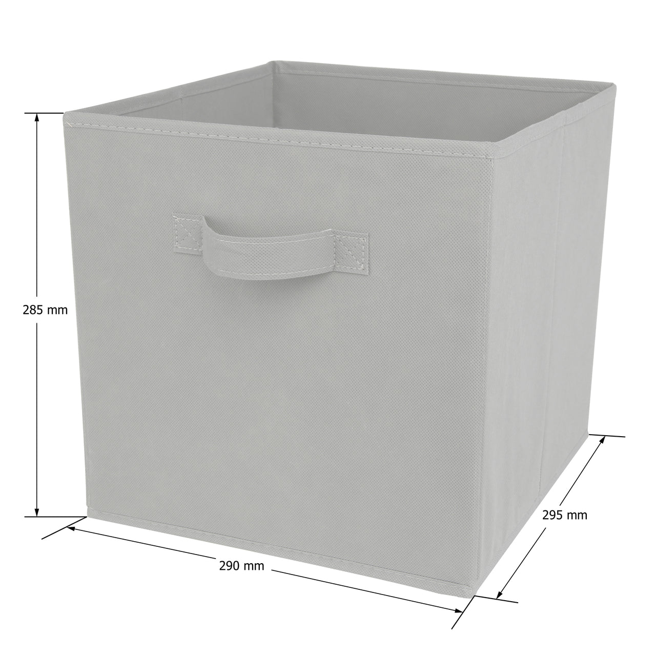 Grey 9 Cube Open Book Shelf Storage