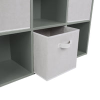 Thumbnail for Grey 9 Cube Open Book Shelf Storage