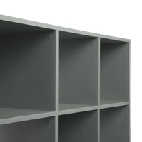 Thumbnail for Grey 9 Cube Open Book Shelf Storage