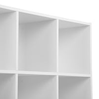 Thumbnail for White 9 Cube Open Book Shelf Storage