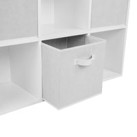 Thumbnail for White 9 Cube Open Book Shelf Storage