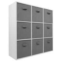 Thumbnail for White 9 Cube Open Book Shelf Storage