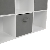 Thumbnail for White 9 Cube Open Book Shelf Storage