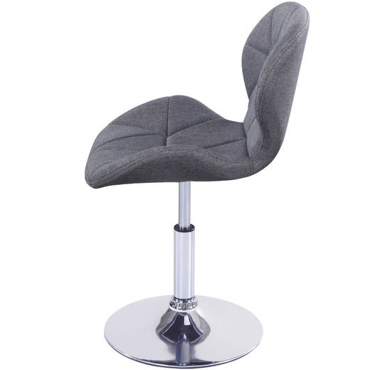 Static Swivel Geometric Design Chair with Adjustable Height