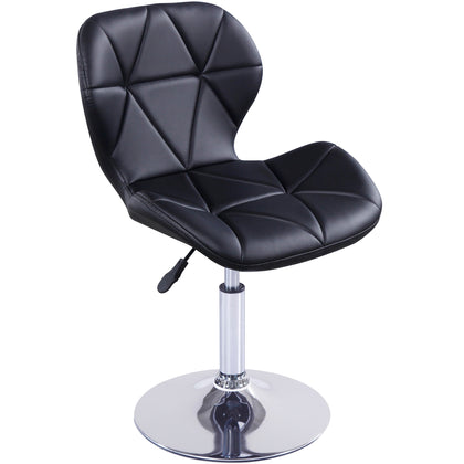 Static Swivel Geometric Design Chair with Adjustable Height