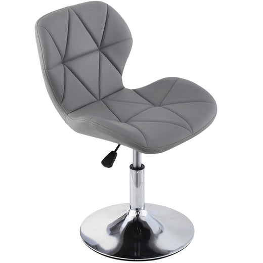 Static Swivel Geometric Design Chair with Adjustable Height