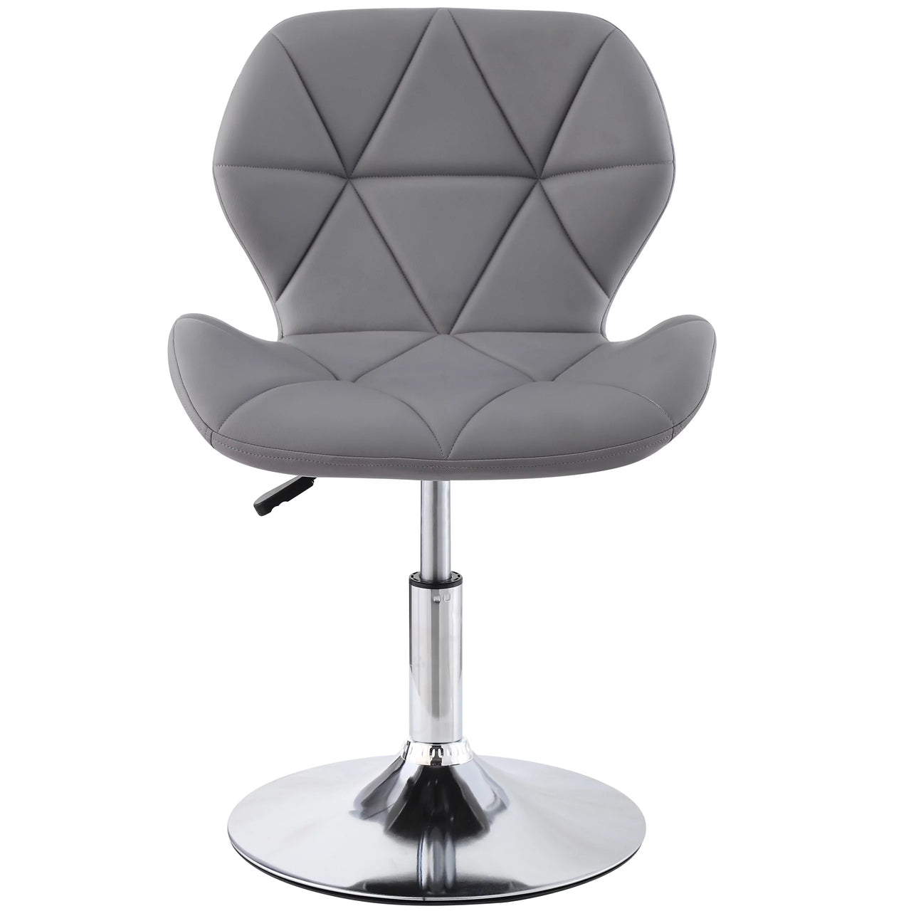 Static Swivel Geometric Design Chair with Adjustable Height