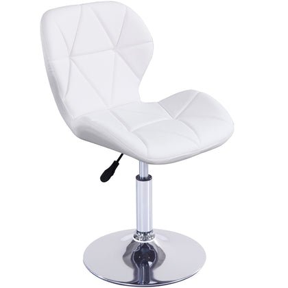 Static Swivel Geometric Design Chair with Adjustable Height