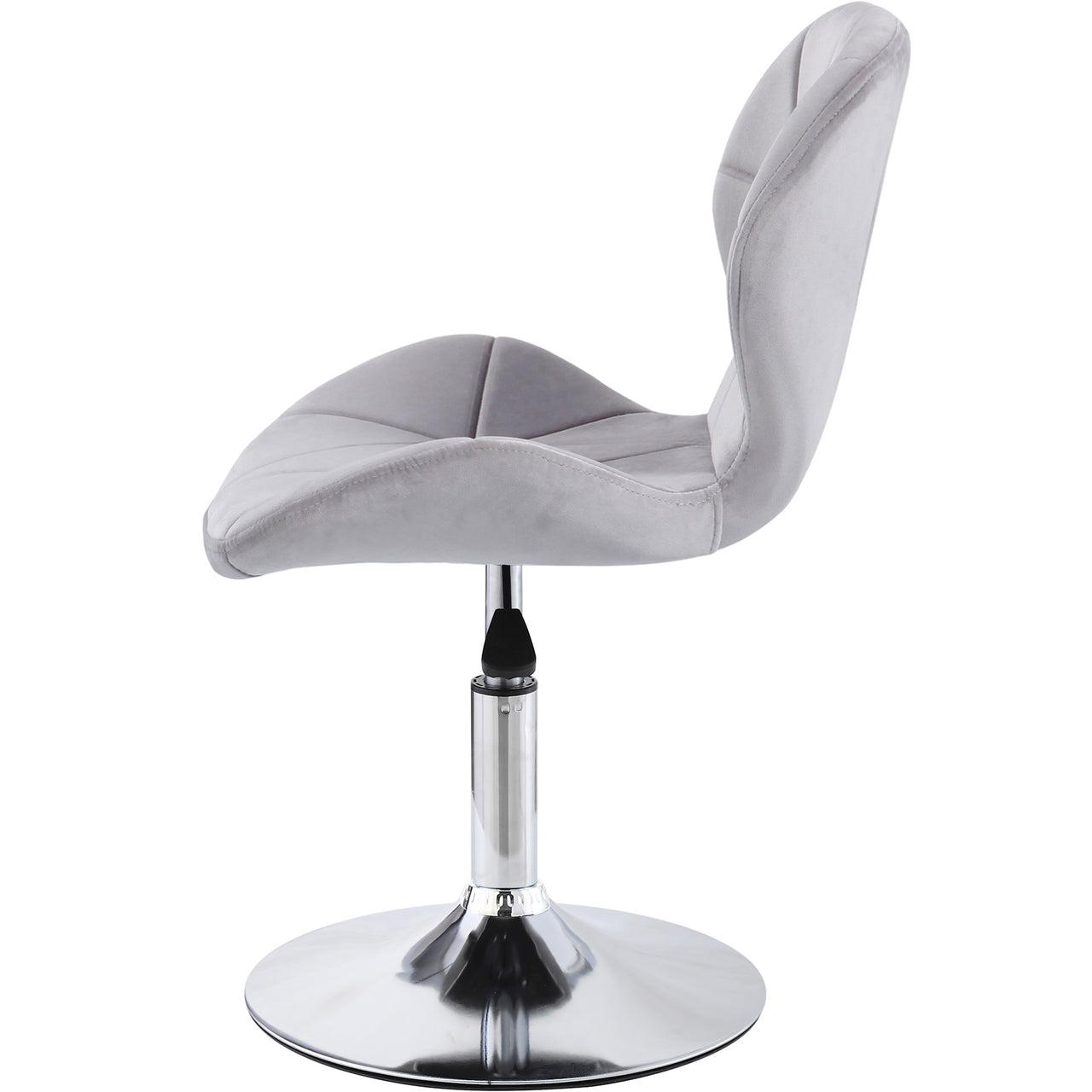 Static Swivel Geometric Design Chair with Adjustable Height