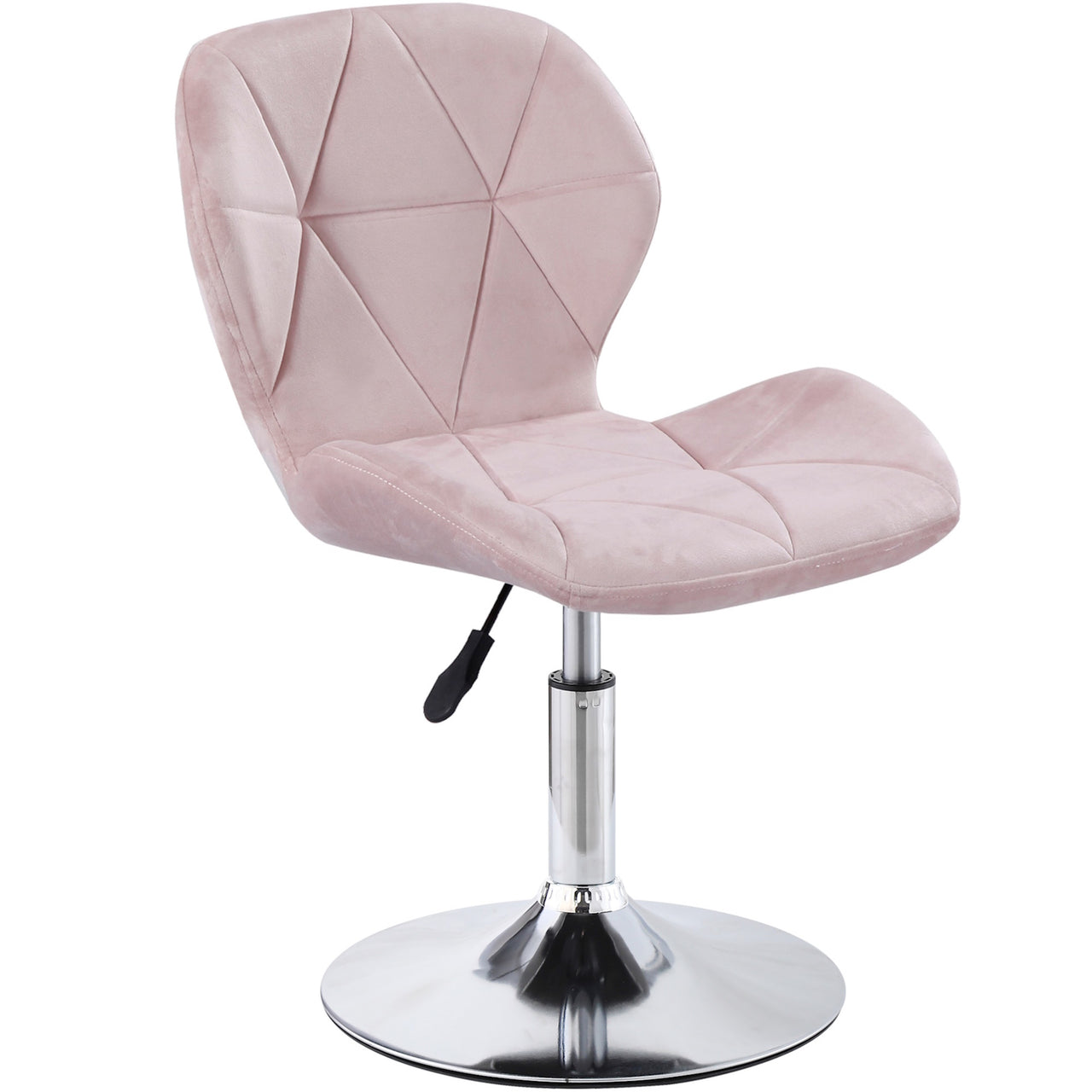 Static Swivel Geometric Design Chair with Adjustable Height