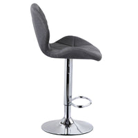 Thumbnail for Diamond Adjustable Swivel Bar Stool with Backrest