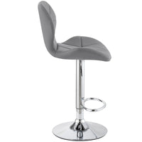 Thumbnail for Diamond Adjustable Swivel Bar Stool with Backrest