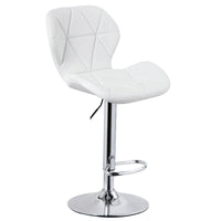 Thumbnail for Diamond Adjustable Swivel Bar Stool with Backrest