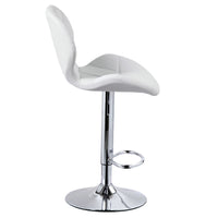 Thumbnail for Diamond Adjustable Swivel Bar Stool with Backrest