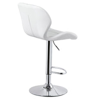 Thumbnail for Diamond Adjustable Swivel Bar Stool with Backrest