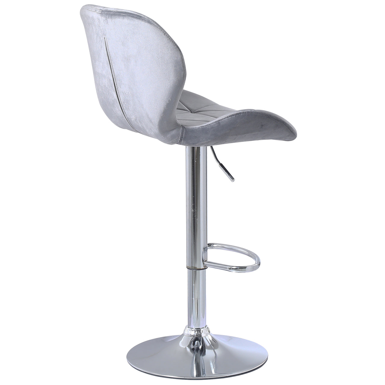 Diamond Adjustable Swivel Bar Stool with Backrest