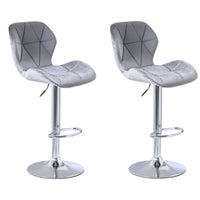 Thumbnail for Diamond Adjustable Swivel Bar Stool with Backrest