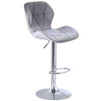 Thumbnail for Diamond Adjustable Swivel Bar Stool with Backrest