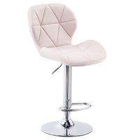 Thumbnail for Diamond Adjustable Swivel Bar Stool with Backrest