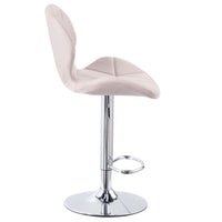 Thumbnail for Diamond Adjustable Swivel Bar Stool with Backrest