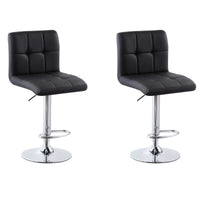 Thumbnail for Cube Adjustable Swivel Bar Stool with Backrest