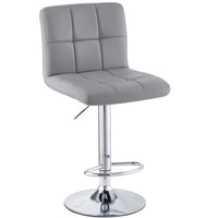 Thumbnail for Cube Adjustable Swivel Bar Stool with Backrest